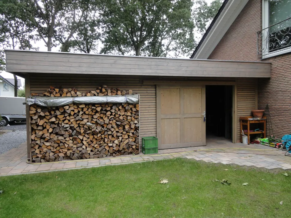 Gerätehaus von BHB, Modell Cara Brilo 7541 F (Three-Sided Extension)