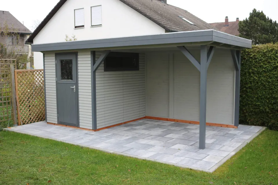 Gerätehaus von BHB, Modell Cara Easy 2520 F + 320 Sd, Ansicht 1 von 2