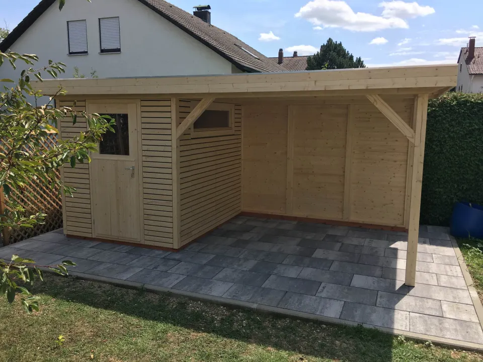 Gerätehaus von BHB, Modell Cara Easy 2520 F + 320 Sd, Ansicht 2 von 2