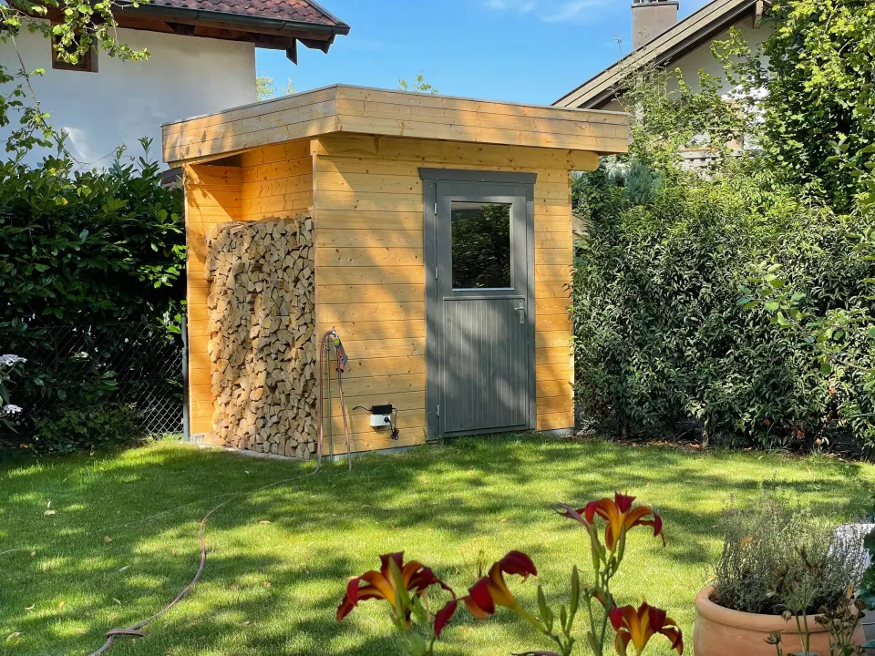Gerätehaus von BHB, Modell Melago, Ansicht 2 von 3