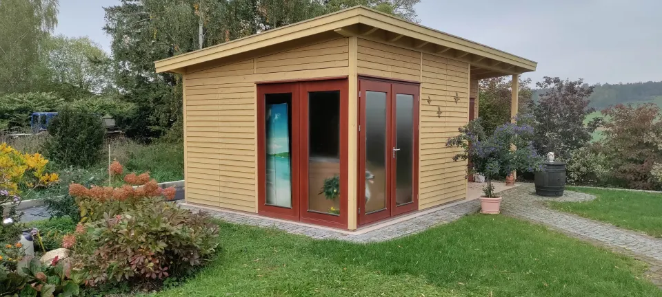 Gartenhaus von BHB, Modell Cara Easy 4050 P + 200 An
