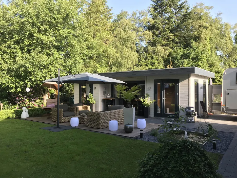 Gartenhaus von BHB, Modell Cara Solair 4085 F, Ansicht 2 von 2