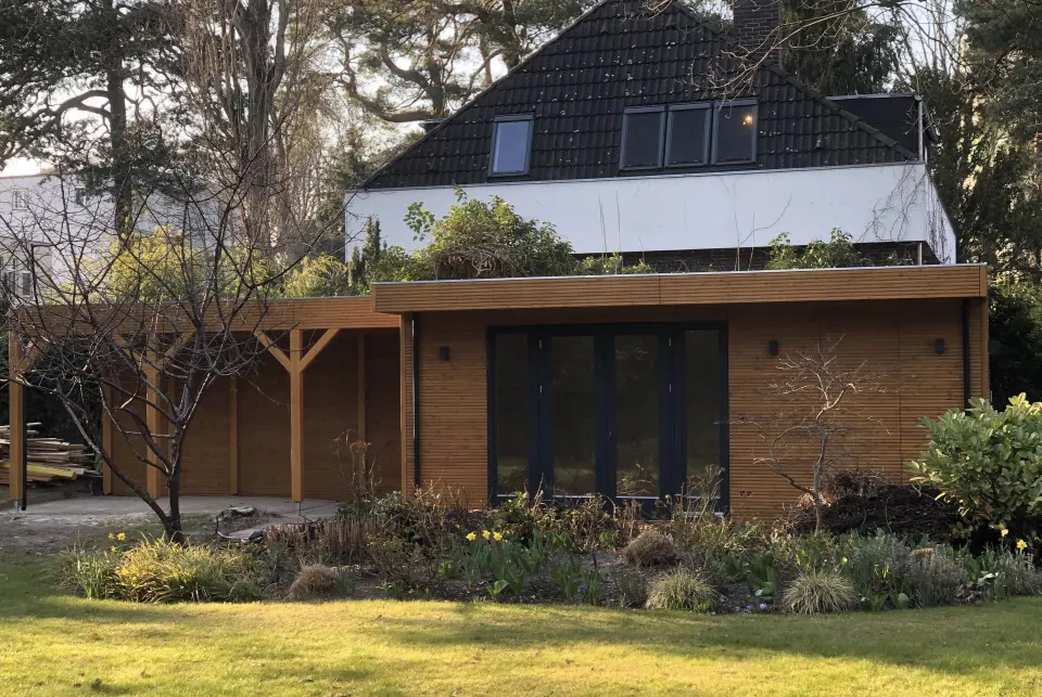 Gartenhaus von BHB, Modell Mh Cubo 3863 + 590 Sd