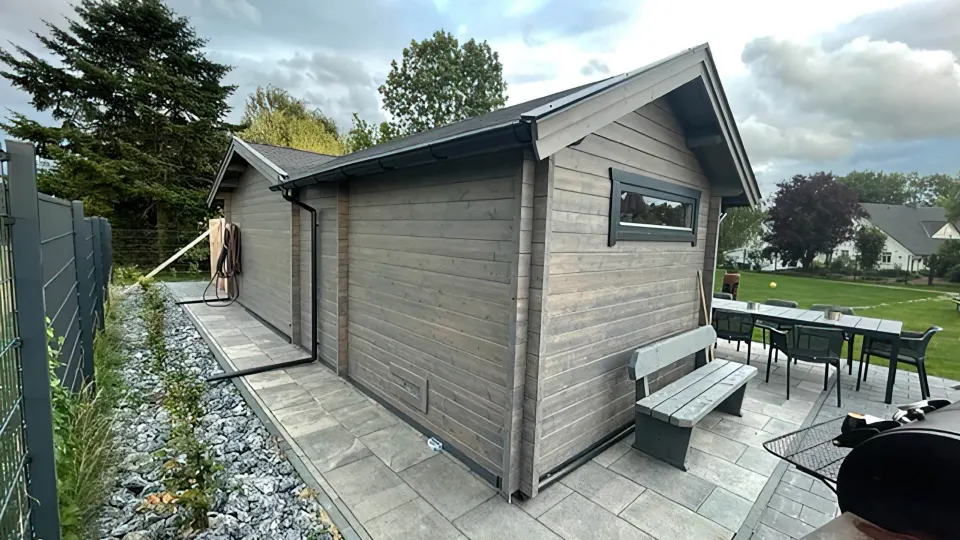 Gartensauna von BHB, Modell Alesund, Ansicht 8 von 8
