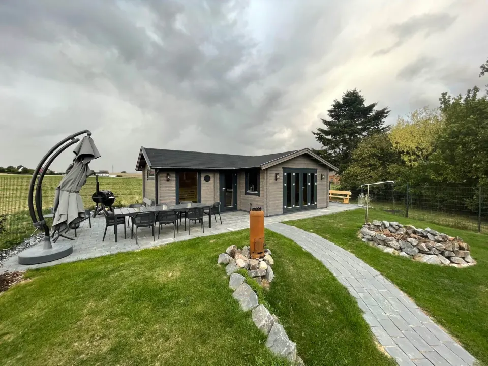 Gartensauna von BHB, Modell Alesund, Ansicht 5 von 8