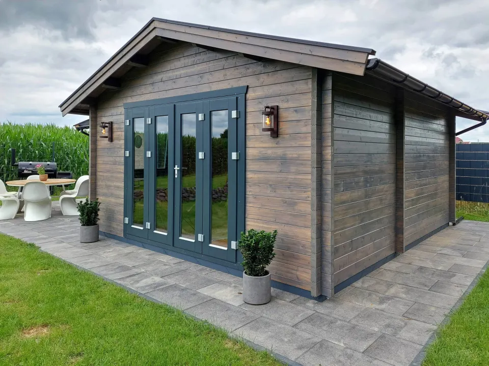 Gartensauna von BHB, Modell Alesund, Ansicht 6 von 8