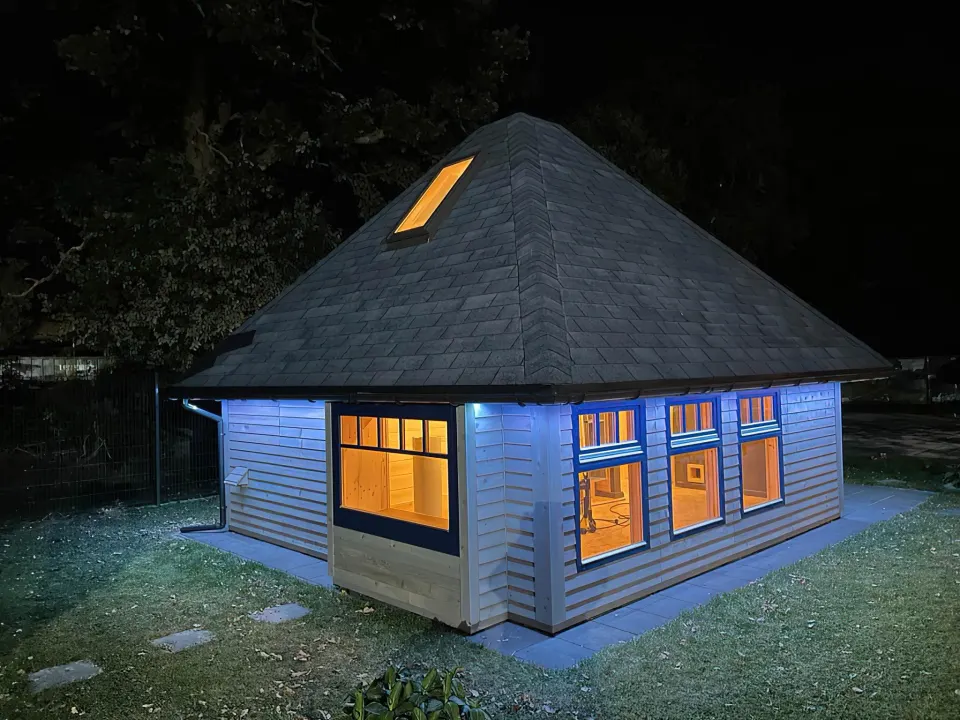 Gartensauna von BHB, Modell Cara Easy Wellnesssauna 4949 Z, Ansicht 1 von 3