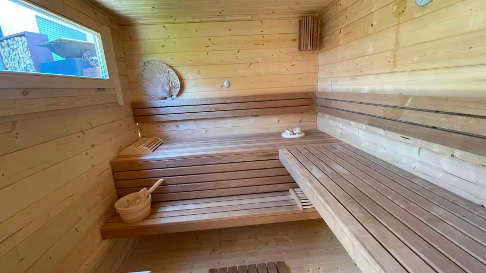 Gartensauna von BHB, Modell Chiemsee, Ansicht 3 von 4
