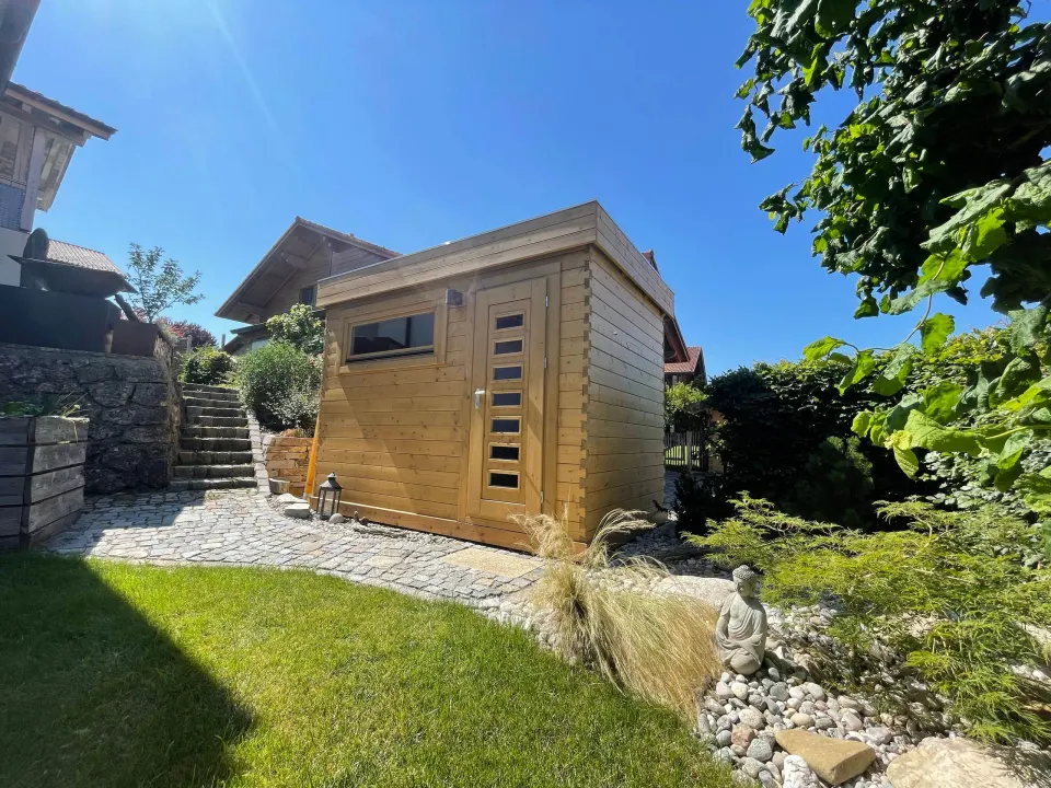 Gartensauna von BHB, Modell Chiemsee, Ansicht 1 von 4