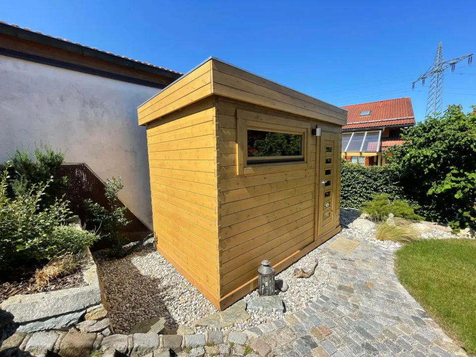 Gartensauna von BHB, Modell Chiemsee, Ansicht 4 von 4