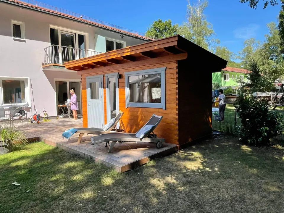 Gartensauna von BHB, Modell Grünwald, Ansicht 1 von 3