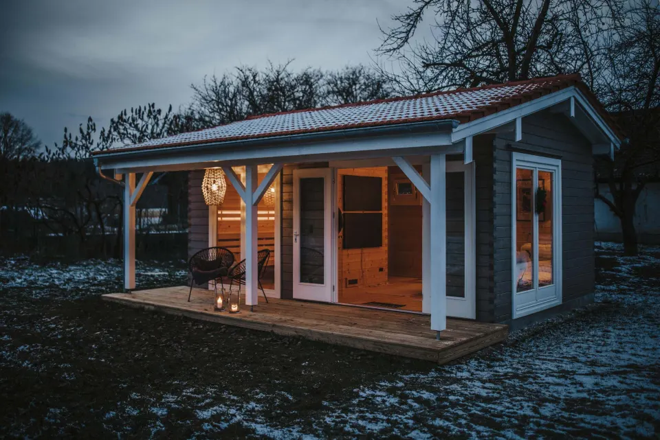 Gartensauna von BHB, Modell Hanni, Ansicht 1 von 12