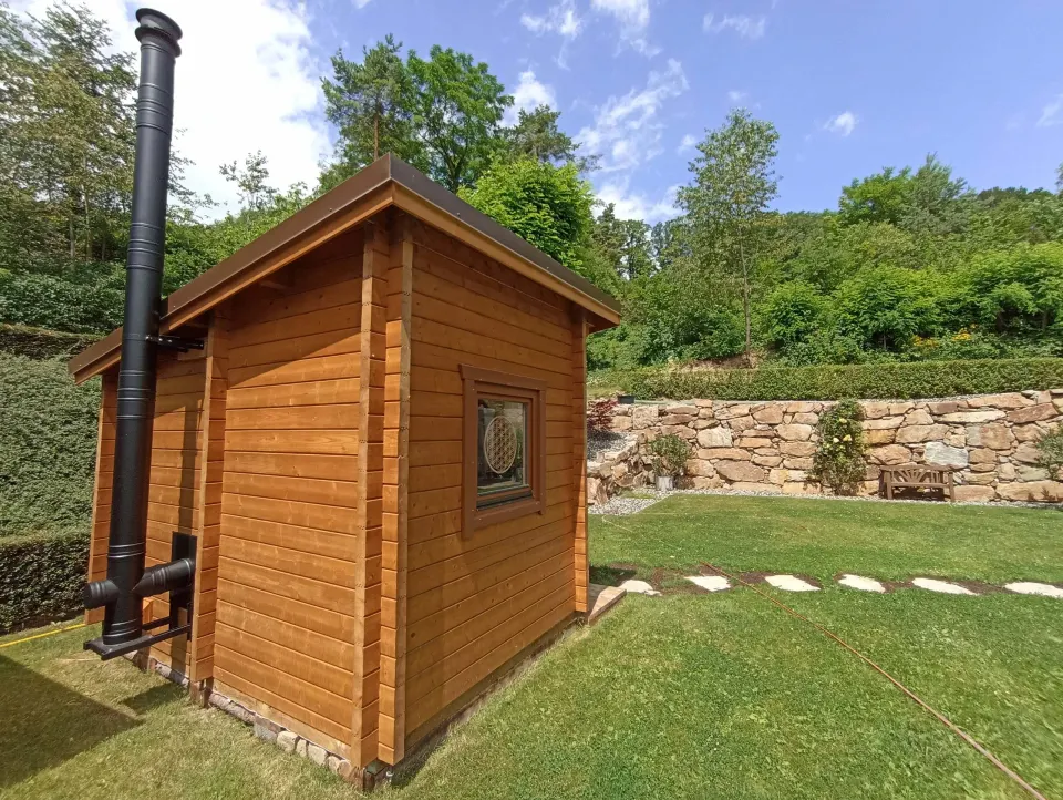 Gartensauna von BHB, Modell Lienz, Ansicht 2 von 4