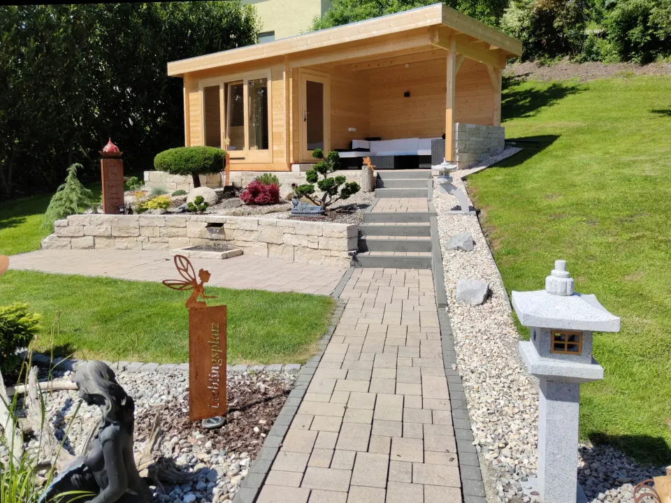 Gartensauna von BHB, Modell Lolland, Ansicht 2 von 4