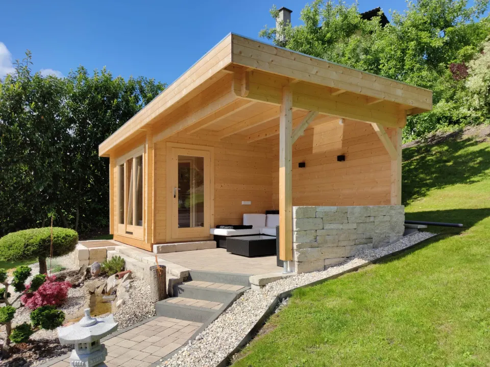 Gartensauna von BHB, Modell Lolland, Ansicht 4 von 4
