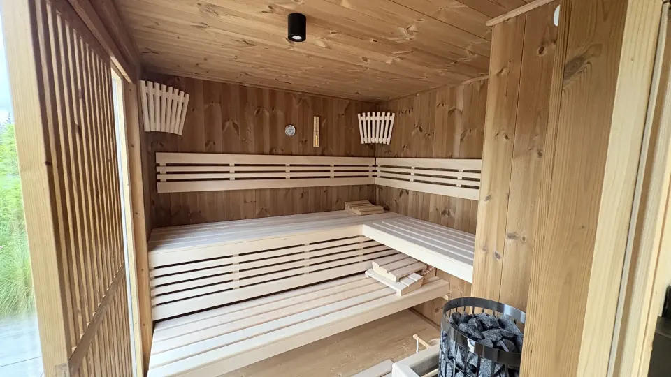 Gartensauna von BHB, Modell Triest, Ansicht 3 von 5