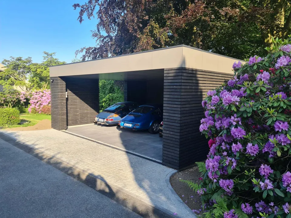 Wiata drewniana BHB, model Carport 9Xx, ujęcie 3 z 4