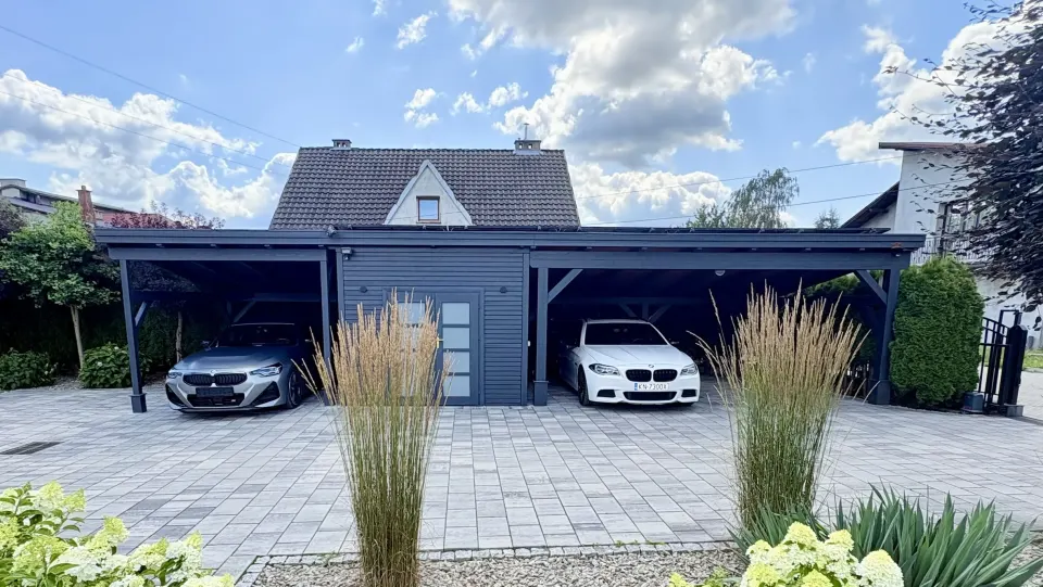 Wiata drewniana BHB, model Carport Arco, ujęcie 1 z 6