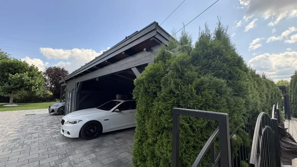 Wiata drewniana BHB, model Carport Arco, ujęcie 5 z 6