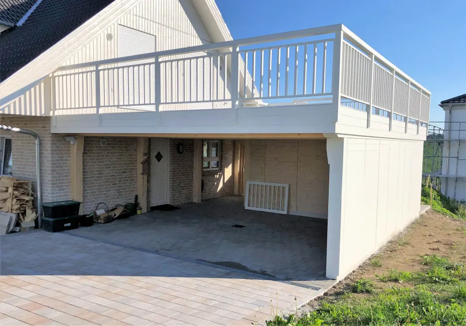 Wiata drewniana BHB, model Carport Cara Easy 6582 F, ujęcie 2 z 2