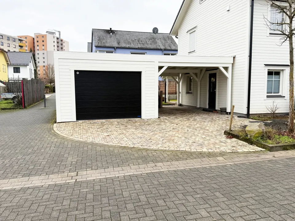 Wiata drewniana BHB, model Carport Modern 6983, ujęcie 1 z 2
