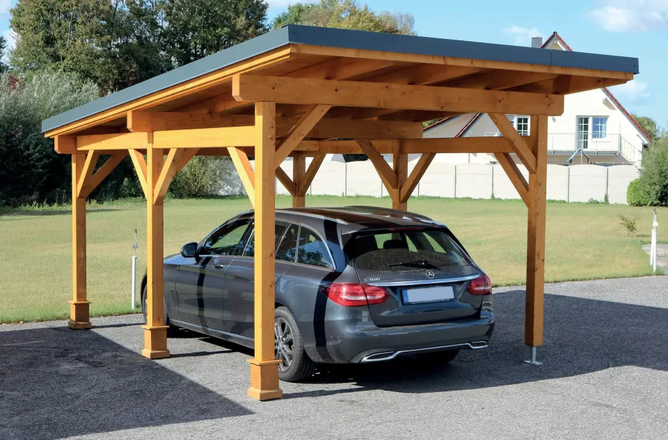 Wiata drewniana BHB, model Carport Strato 4530 P